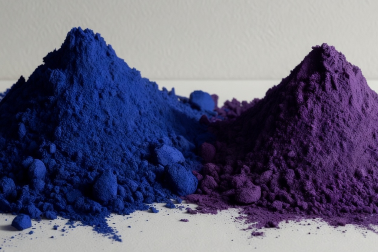Ultramarine Blue and Violet Pigments
